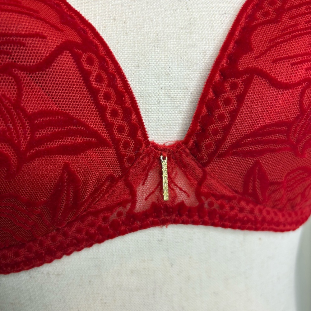 AUBADE Push-Up Red Bra - Picture 4 of 14